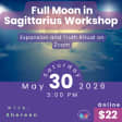 Atelier en ligne \(\) de la pleine lune en Sagittaire