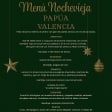 Cena de gala nochevieja 2025 Papúa Valencia.