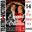 Especial San Valentín en Teatro Victoria