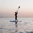 Stand up Paddle al amanecer o atardecer en la Barceloneta