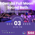 Gemini Full Moon Sound Bath with Isabel Varela