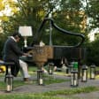 ﻿MindTravelLive-to-Headphones 'Silent' Piano Experience en el Jardín Botánico de Miami Beach