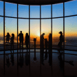 At The Top + Rooftop, The Burj Club: 3-Course  Lunch or Dinner