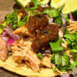 ﻿Taco menus at Taqueria Los Carnales