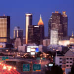 City Lights Atlanta Night-Time Tour with Photos & Dinner Stop