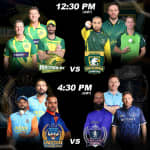 Double Match: South Africa vs Australia & India vs England - World Championship of Legends