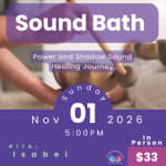 Sound Bath für Kraft und Schatten
