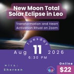 Moon Magic Online - New Moon Total Solar Eclipse in Leo Workshop