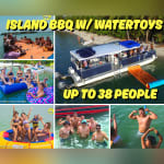 Sunset Island BBQ Party But with Water toys