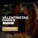Valentinstag Dinner mit Live Musik 3 Gänge Menü - Schilling Roofbar Heidelberg