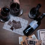 Degustación de vino con chocolate