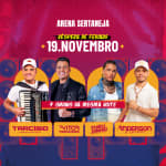 Show do Tarcísio do Acordeon, Vitor Fernandes, Theuzinho e Anderson O Garotinho no Arena Sertaneja