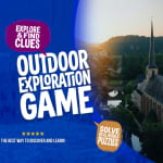Jeu romantique d'exploration en plein air à Luxembourg