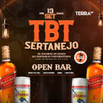 Show TBT Sertanejo Open Bar no Terra SP