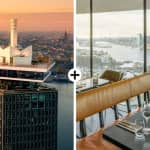 A'DAM Lookout: Toegangsticket + Lunch of Diner in Moon Revolving Restaurant
