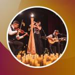 Trio Amadeus à luz de velas