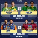 Double Match: Australia vs Pakistan & India vs West Indies - World Championship of Legends