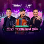 Show do Tarcísio do Acordeon, Vitor Fernandes e Theuzinho no Terra SP