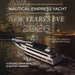 New Year's Eve Fireworks Cruise aboard the Nautical Empress: NYC's #1 Yacht