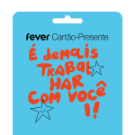 É demais trabalhar com você! - Cartão-presente especial