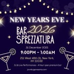Bar Sprezzatura NYE 26 NYC