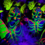 Halloween Neon Life Drawing | UV Art Experience!