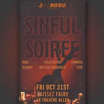 Laissez Faire's Sinful Soiree Halloween Night 10/31