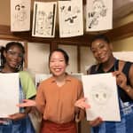 Yokohama: Manga/Anime Art & Cooking Experience in a Tatami Room