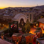 Christmas rooftop cinema en El Palace Barcelona