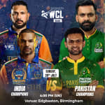 World Championship of Legends: India Champions vs Pakistan Champions