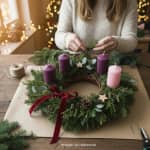 Taller de creación corona navideña y aperitivo italiano