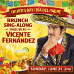 Father's Day Brunch/Dia del Padre Sing-Along with a Tribute to Vicente Fernandez