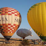 Hot Air Balloon Festival. Rooftop ELE Acueducto (Morning)