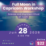 Moon Magic Online - Full Moon in Capricorn Workshop