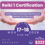 Reiki 1 Certification (Tibetan Usui)