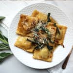 Fresh Handmade Basil Citrus Ricotta Ravioli in Sacramento