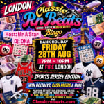 Classic RnBeats Old School Bingo London