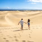 Photoshooting session in the magical Maspalomas Dunes