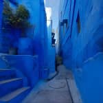 Walk in blue City