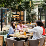 ﻿Flavors of the courtyard at Pestana Plaza Mayor