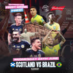 World Cup: Scotland vs Brazil