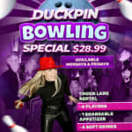 🎳 Duckpin Bowling Daily Special – Mondays & Fridays!