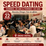 Speed dating Hombres -40 años - Mujeres +40 años