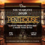 Elsie Penthouse Times Square NYC New Year's Eve 2026 Party - w/ 5 Hour Open Bar