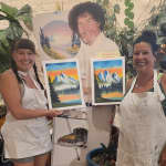 Bob Ross Style Painting Class