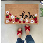Paint your own doormat: welcome to spring