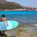 90-minütige Stand-Up-Paddle-Tour in kleiner Gruppe in Cala Ratjada