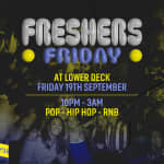 Greenwich Freshers Party - Friday 19th September