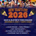 New Years Eve at Dave & Buster's - Times Square