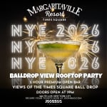 Margaritaville Rooftop New Year’s Eve 2026 | Times Square Ball Drop Party